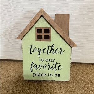 Decorative Wooden House Sign